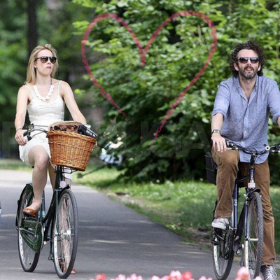 Celebrity Couples Enjoy the Freedom of Biking Together