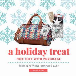 A Holiday Treat: Get a free gift with purchase this week