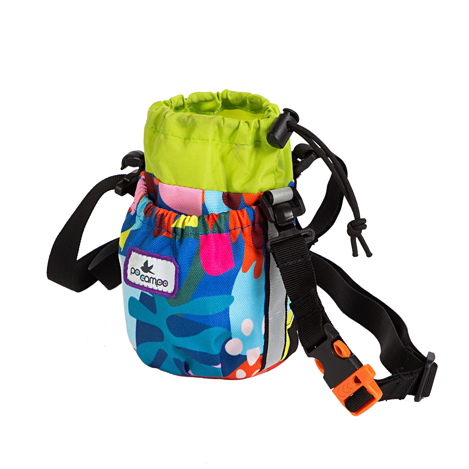 Bolt Water Bottle Holder - Po Campo color:aquatic;