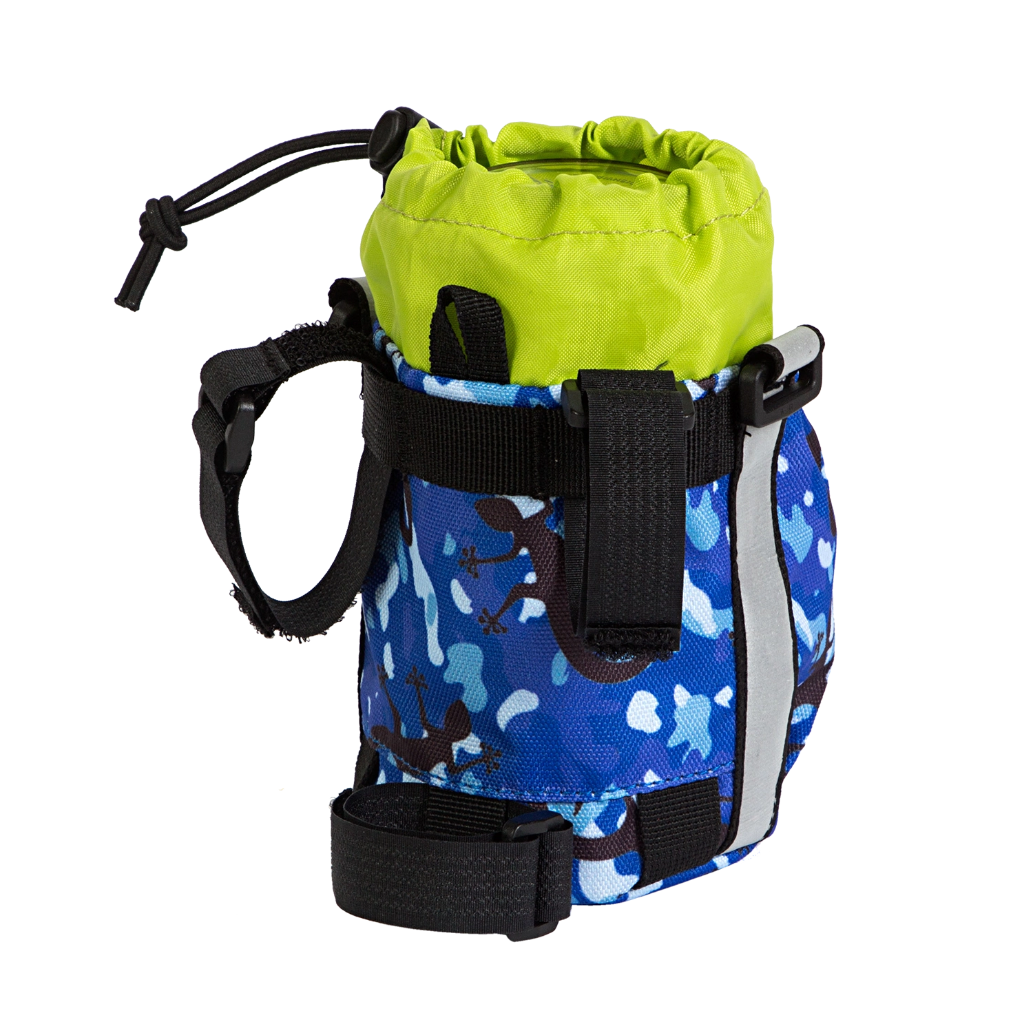 Bolt Water Bottle Holder - Po Campo color:blue gecko;