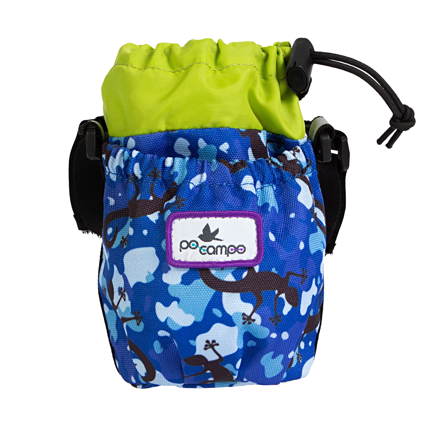Bolt Water Bottle Holder - Po Campo color:blue gecko;