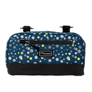 Domino Handlebar Bag front | Po Campo color:bubbly;
