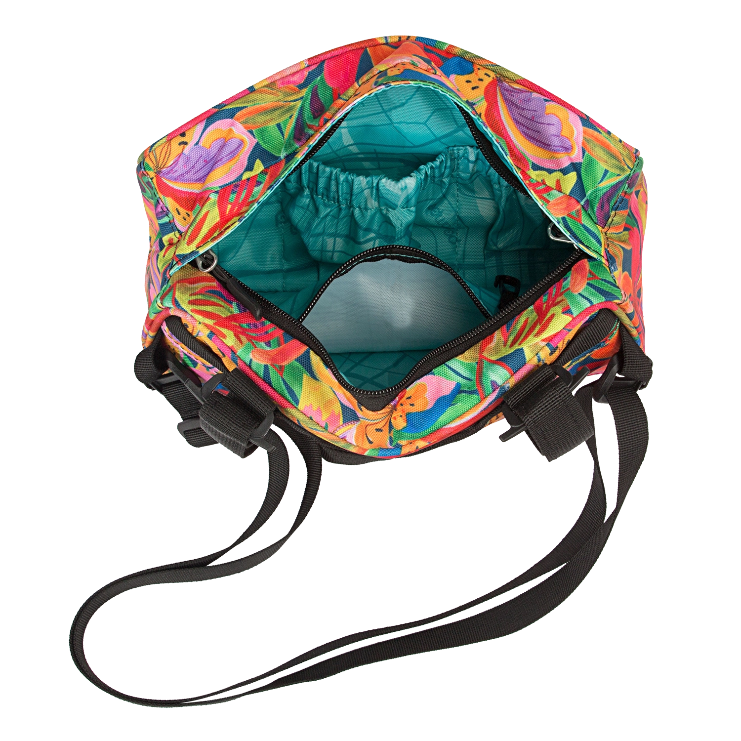 Domino Handlebar Bag - Po Campo color:tropical nights;