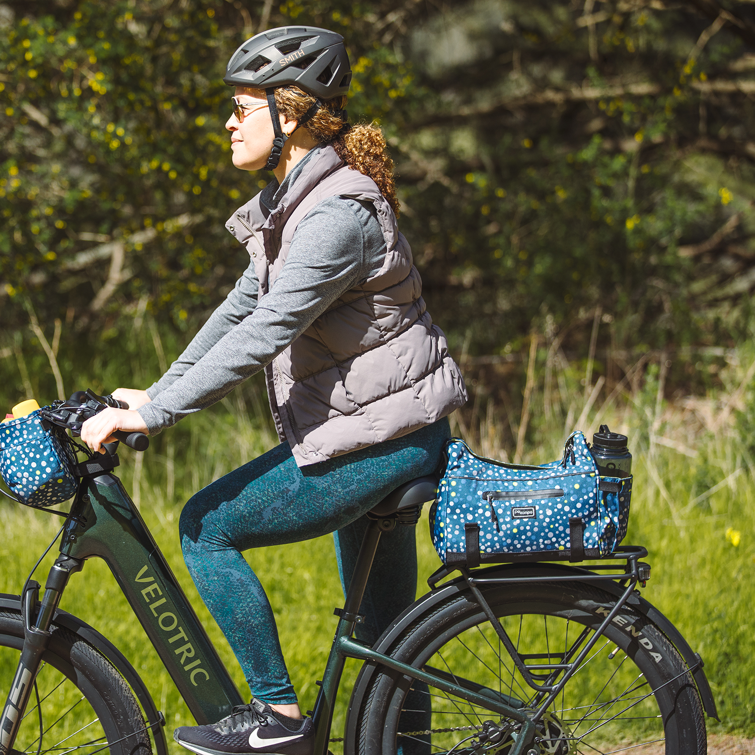 Katy Bike Trunk Bag - Po Campo color:bubbly;