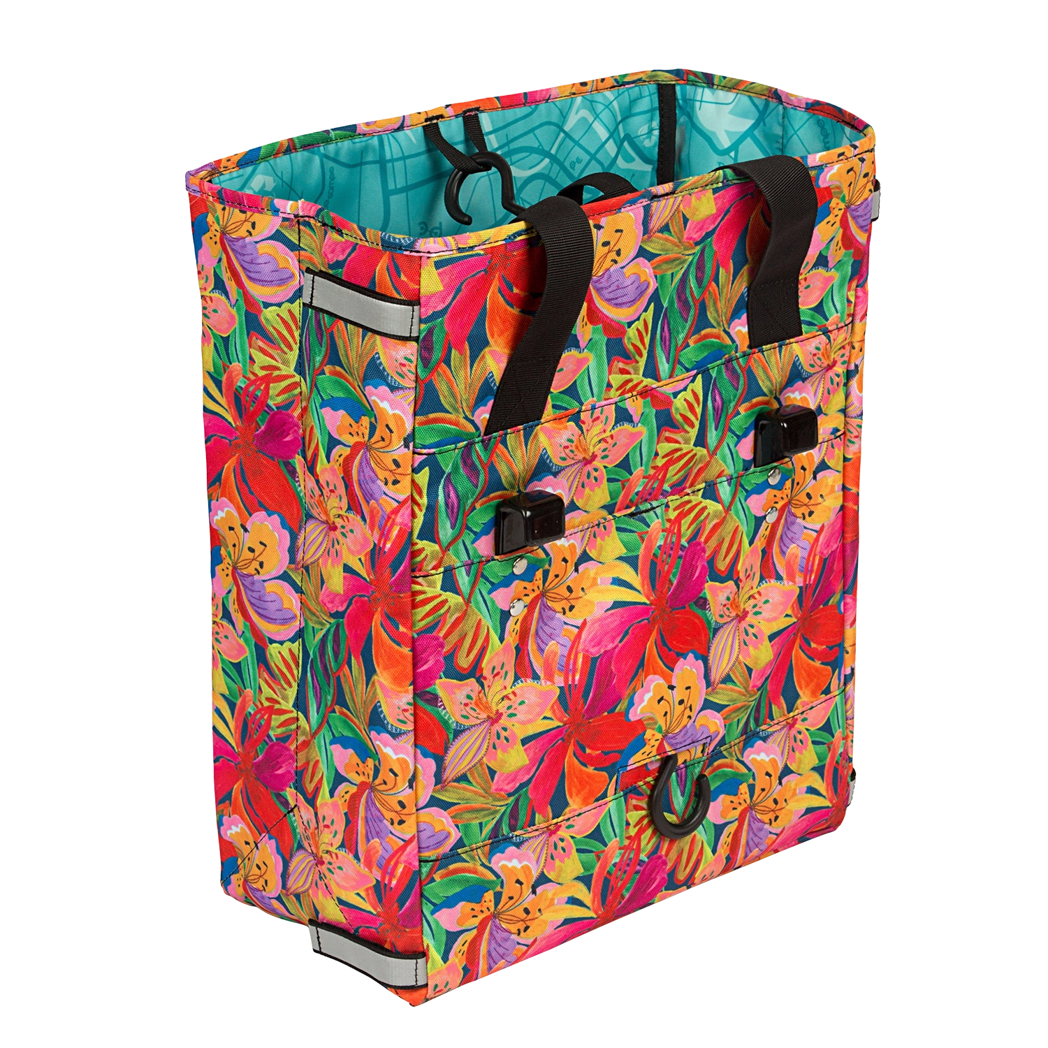 Orchard Grocery Pannier - Po Campo color:tropical nights;