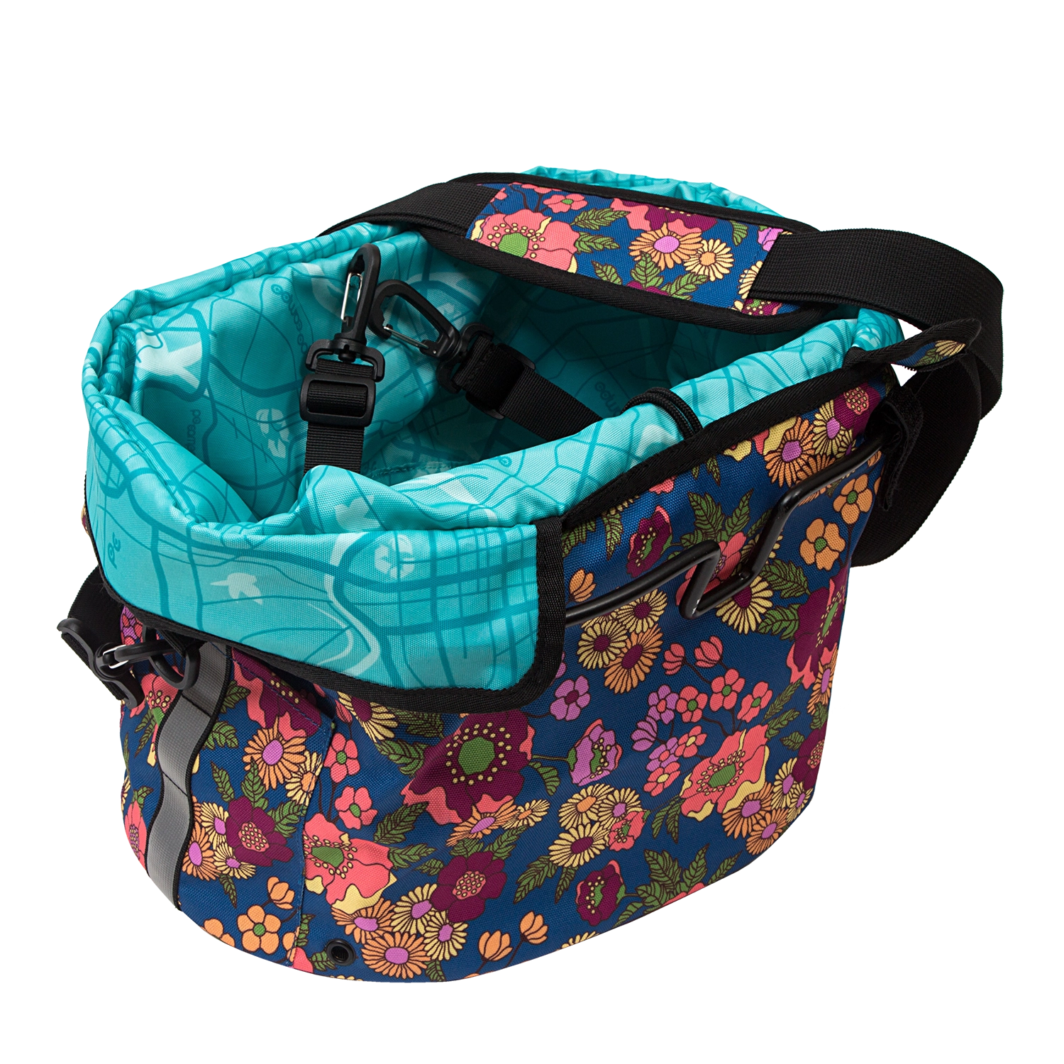 Pinellas Bike Basket - Po Campo color:meadow;