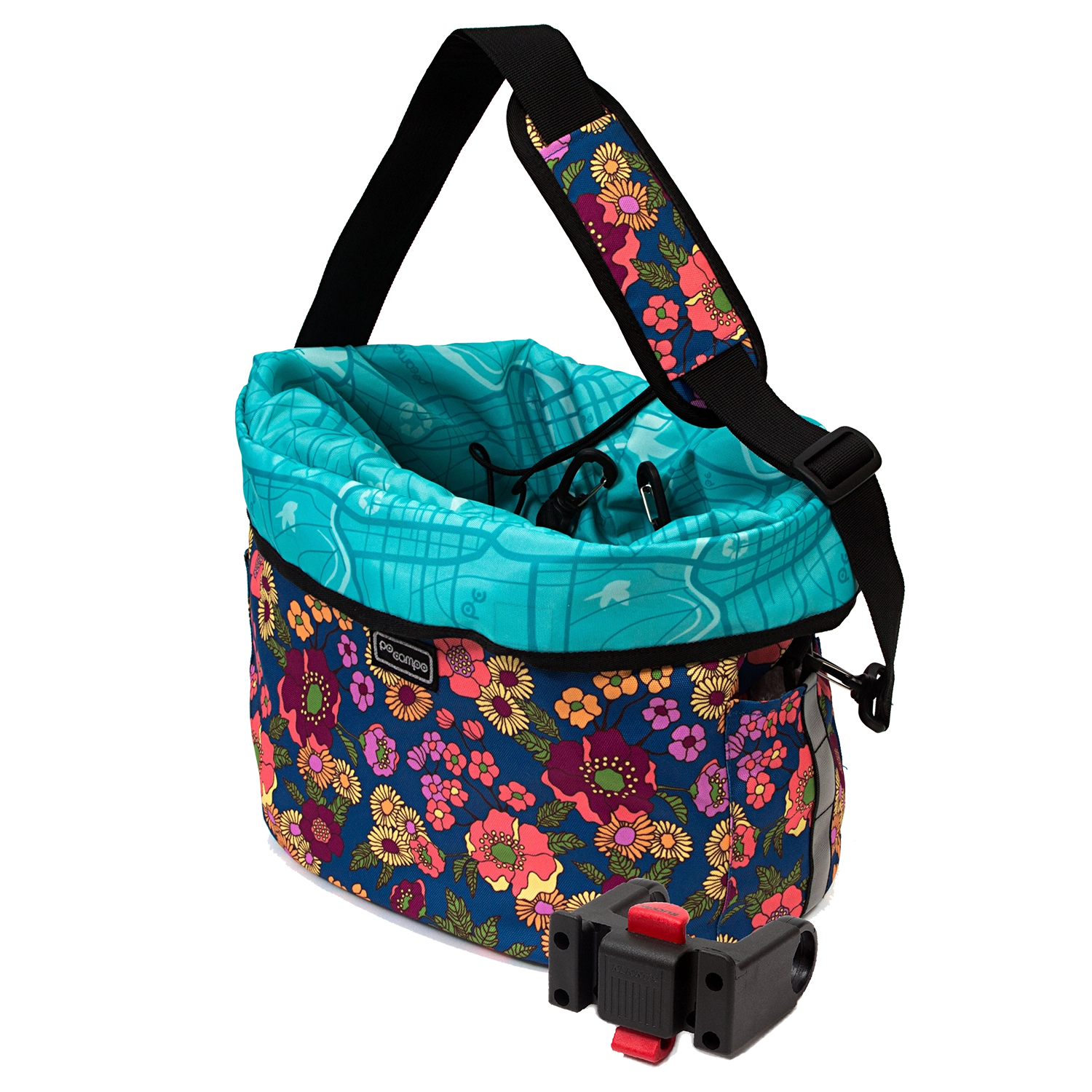 Pinellas Bike Basket - Po Campo color:meadow;