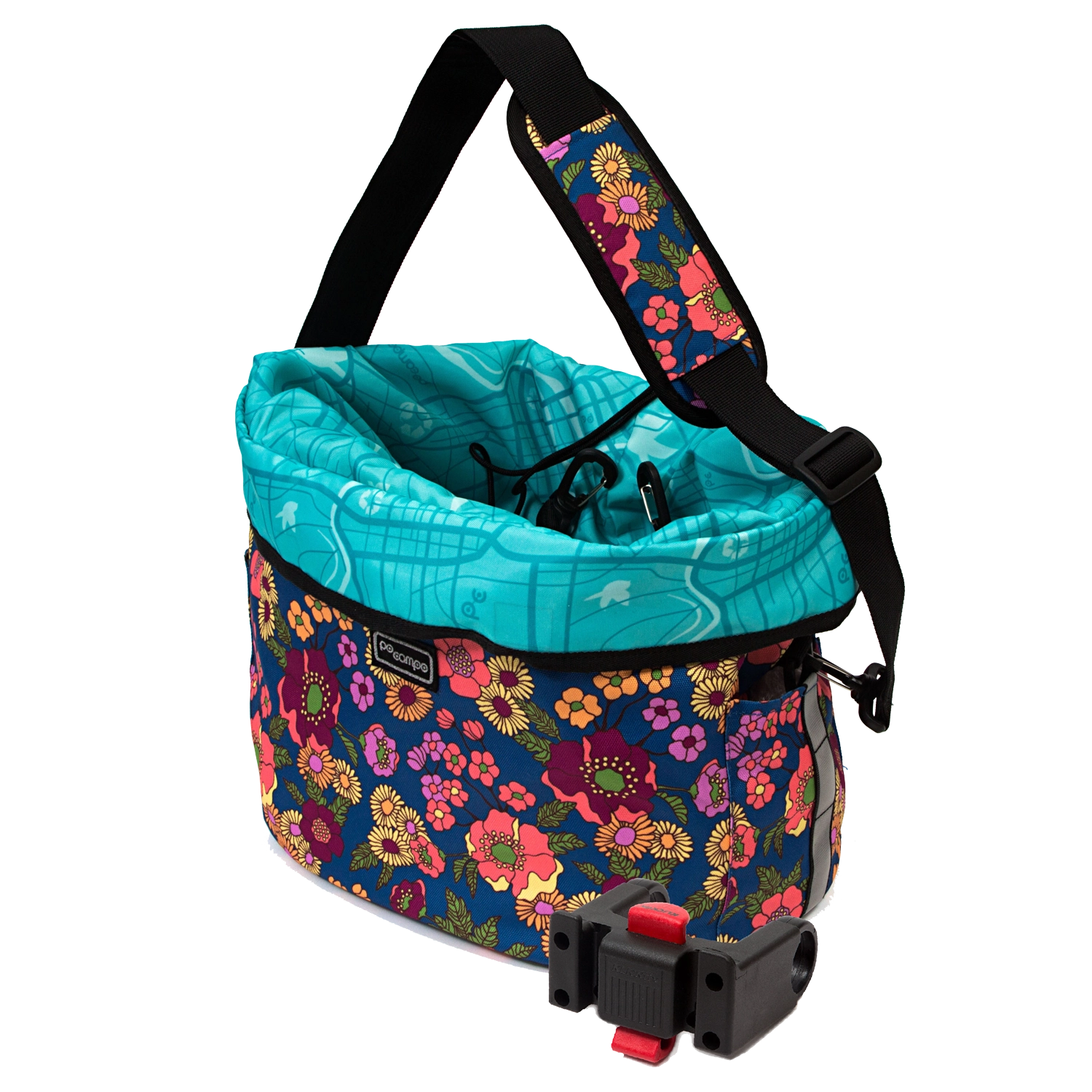 Pinellas Bike Basket - Po Campo color:meadow;