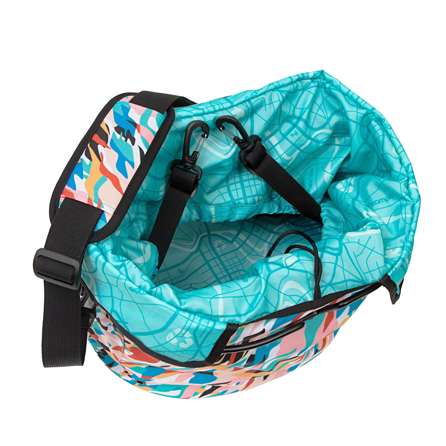 Pinellas Bike Basket - Po Campo color:waves;