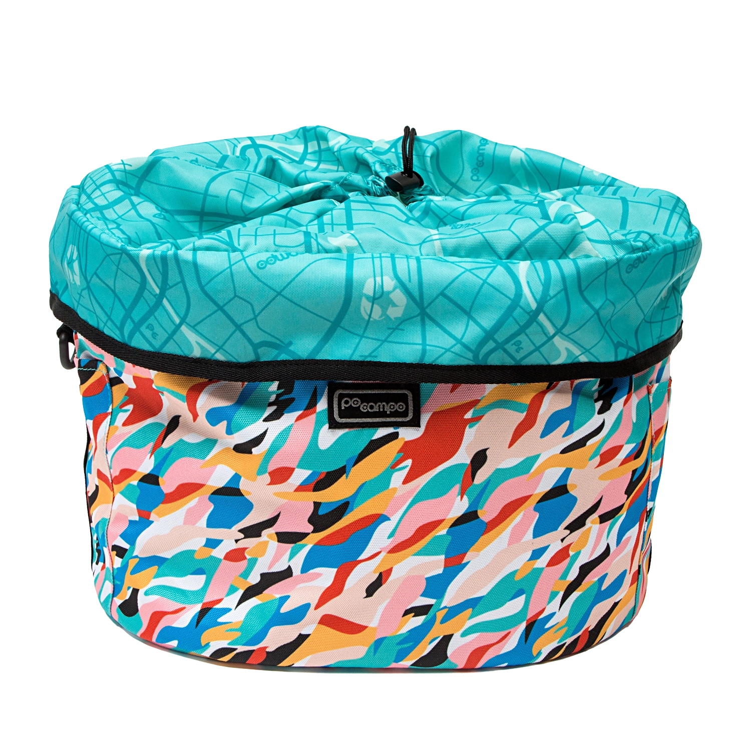 Pinellas Bike Basket - Po Campo color:waves;