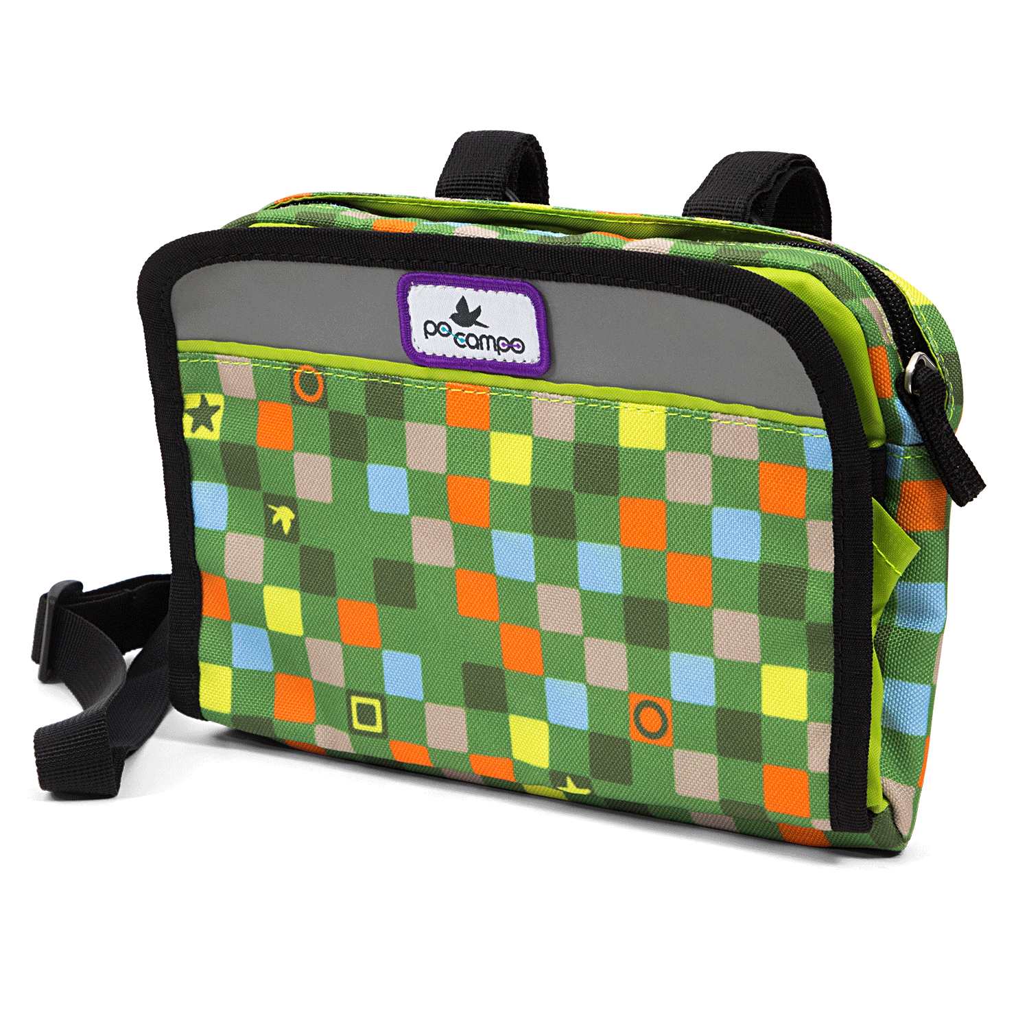 Po Campo Speedy Handlebar Bag in Checker - Po Campo color:checker;