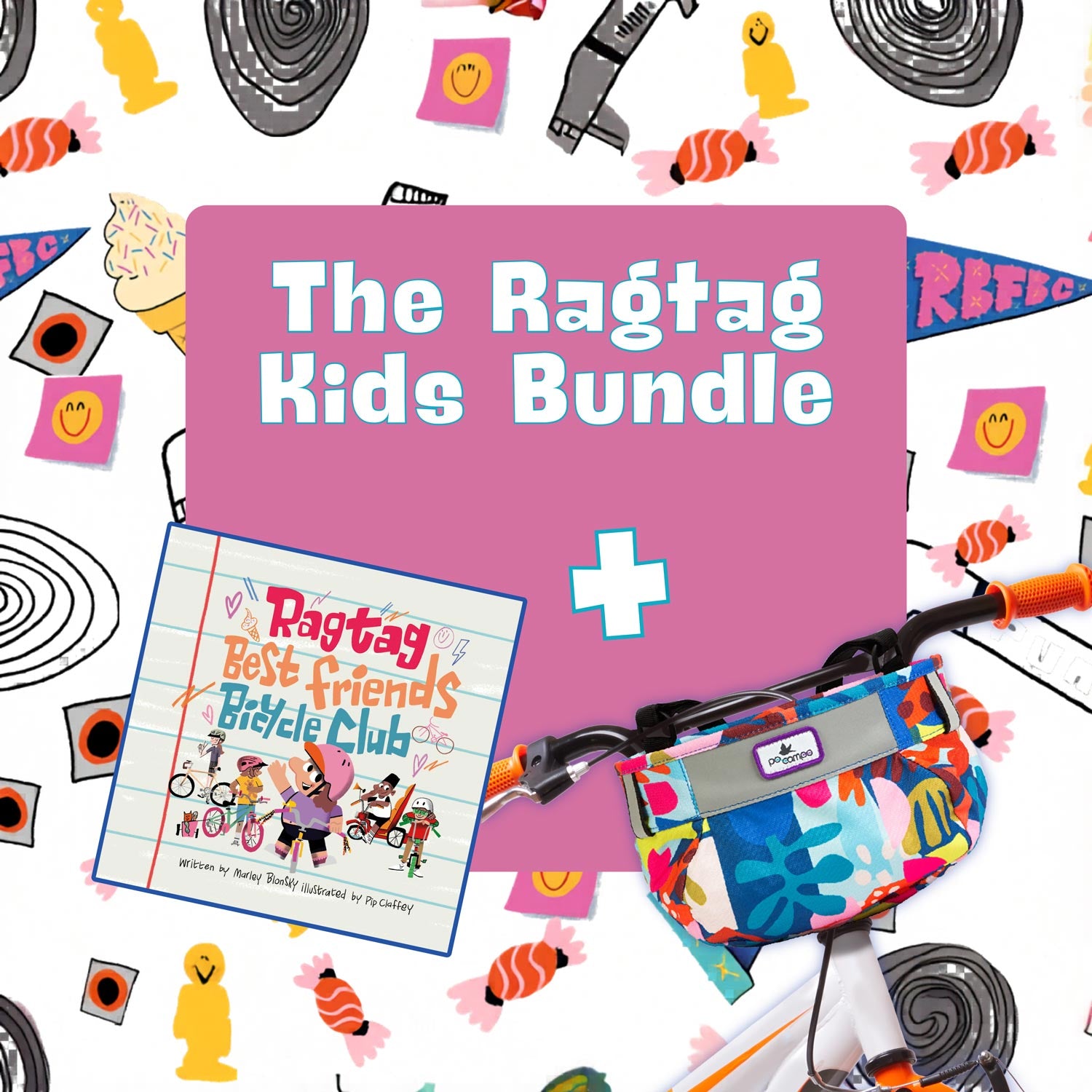 The Ragtag Kids Bundle - Aquatic Bike Basket - Po Campo