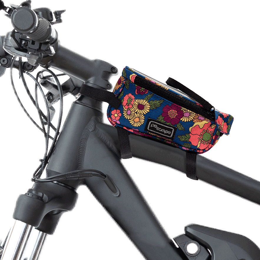 Tussey Phone Bag on bike - Po Campo color:meadow;