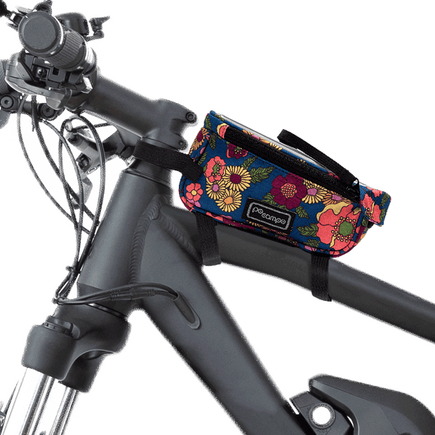 Tussey Phone Bag on bike | color:meadow;