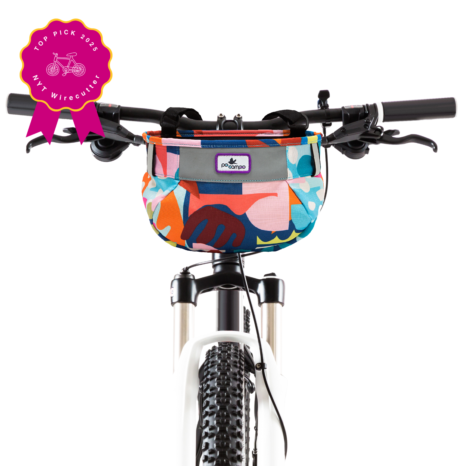 Po Campo Whoosh Fabric Basket in Aquatic | color:aquatic;