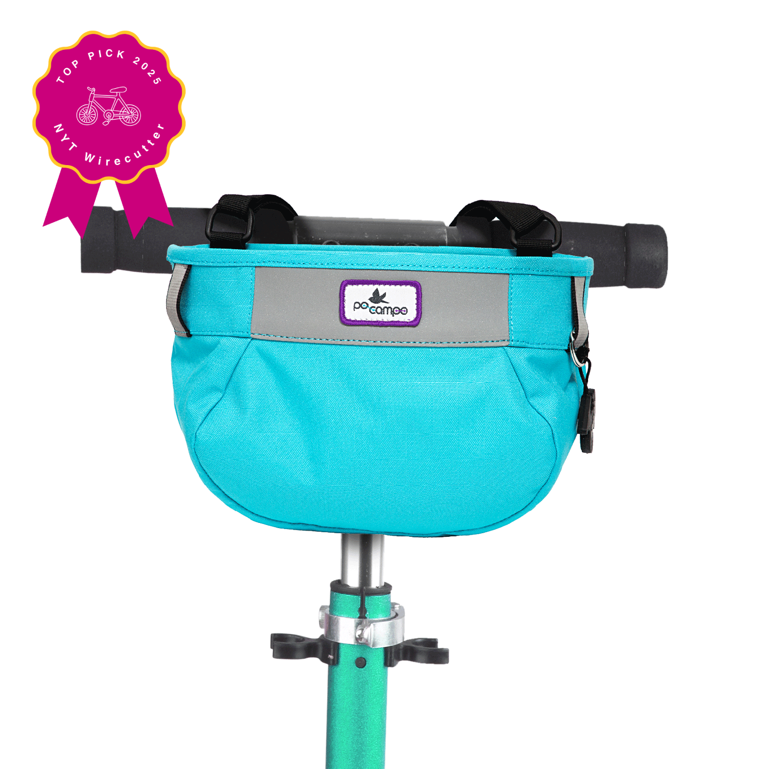 Po Campo Whoosh Fabric Basket in Blast Blue | color:blast blue;