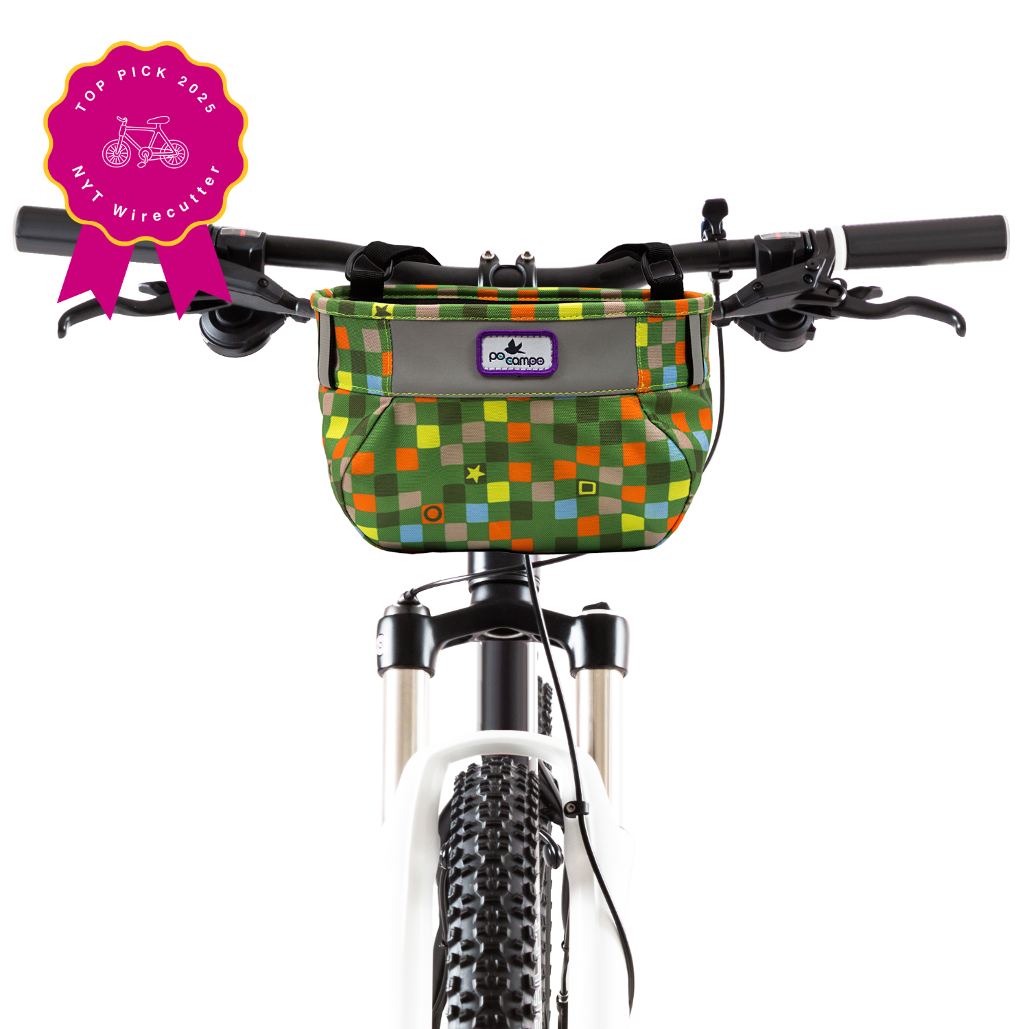 Po Campo Whoosh Fabric Basket in Checker | color:checker;