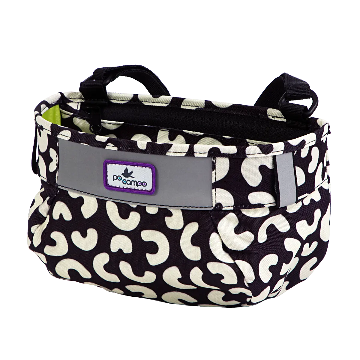 Po Campo Whoosh Fabric Basket in Macaroni | color:macaroni;