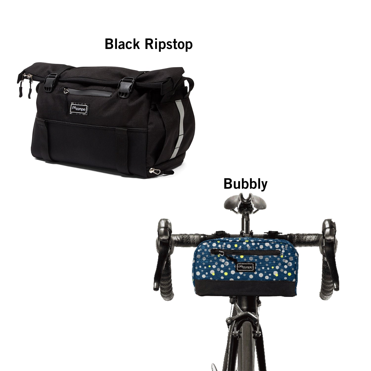 Vernon / Domino Bundle - Po Campo color:black-bubbly;