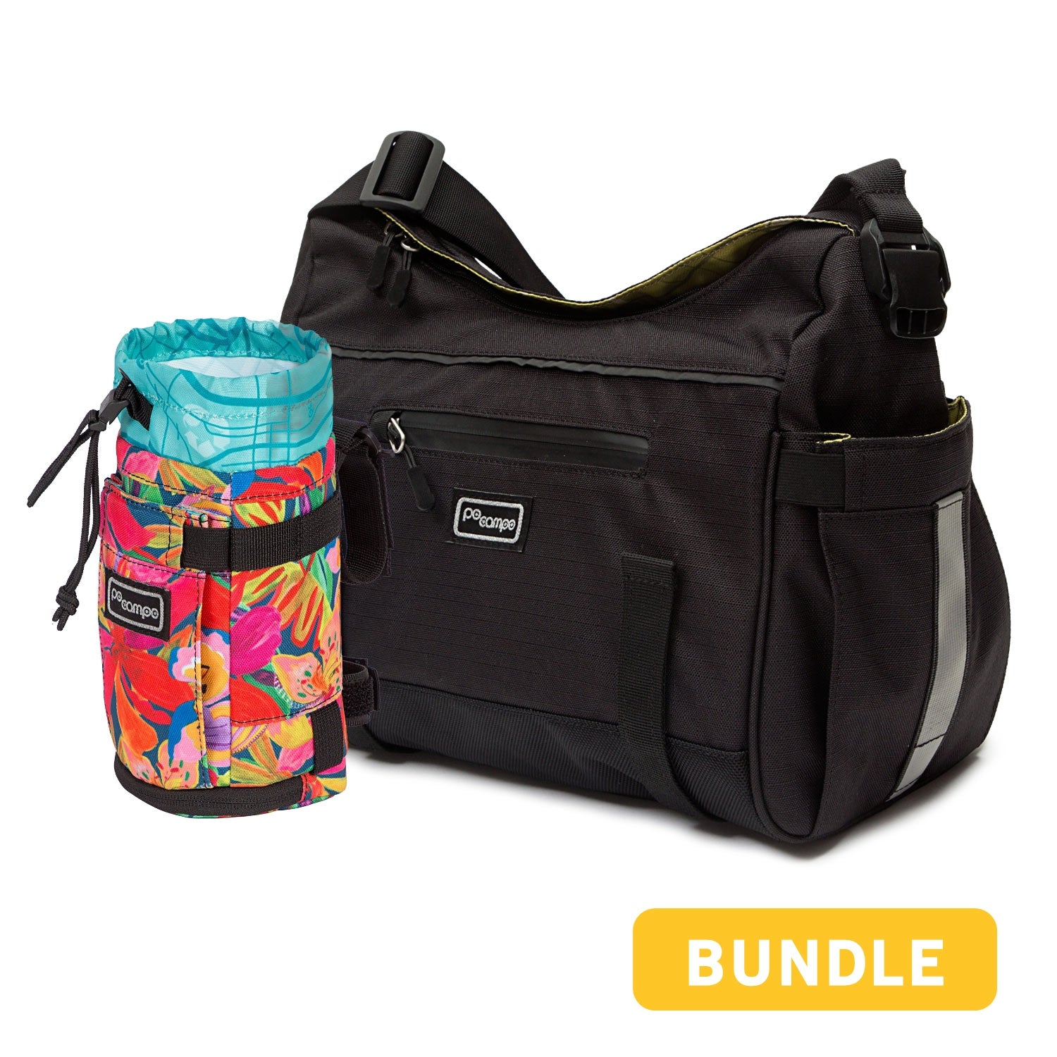 Katy + Willis Bundle - Po Campo - Tropical Nights - Black