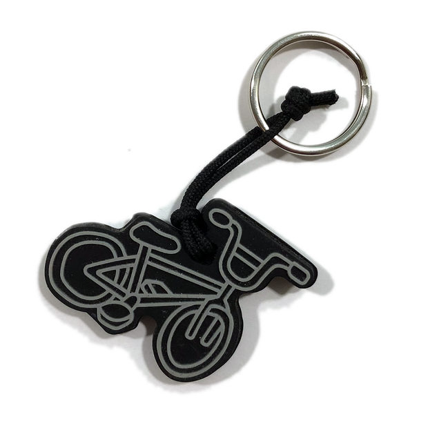 Po Campo bicycle key ring - black