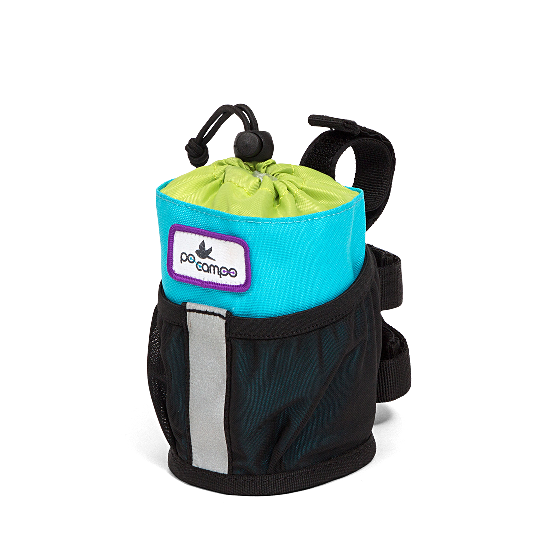 Blip Water Bottle Feed Bag - Po Campo color:blast blue;