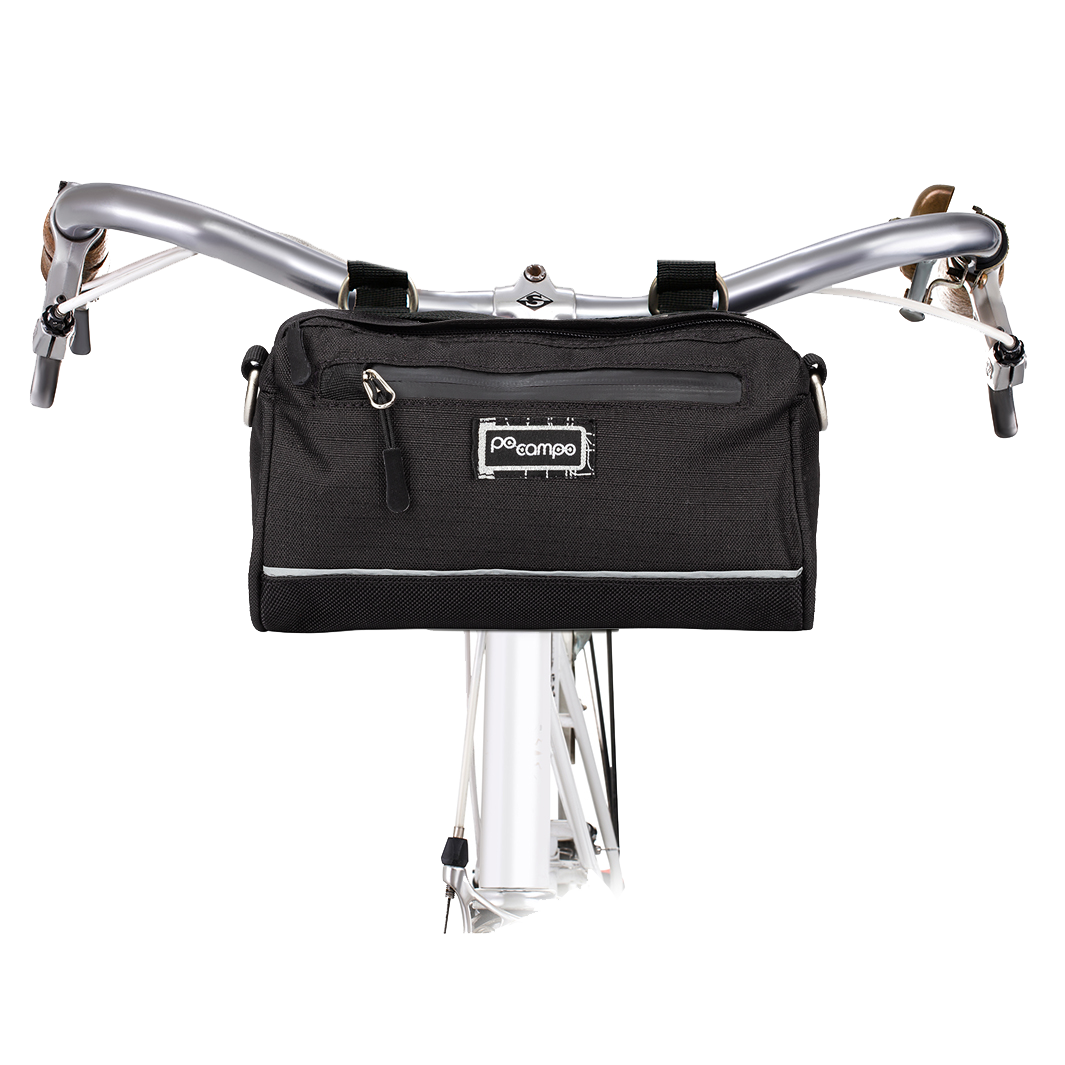 Kinga Handlebar Bag | Po Campo color:black;
