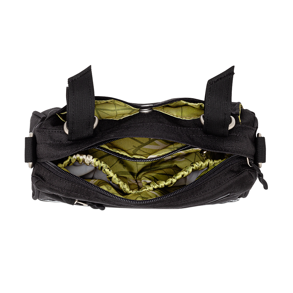 Kinga Handlebar Bag - Po Campo color:black;
