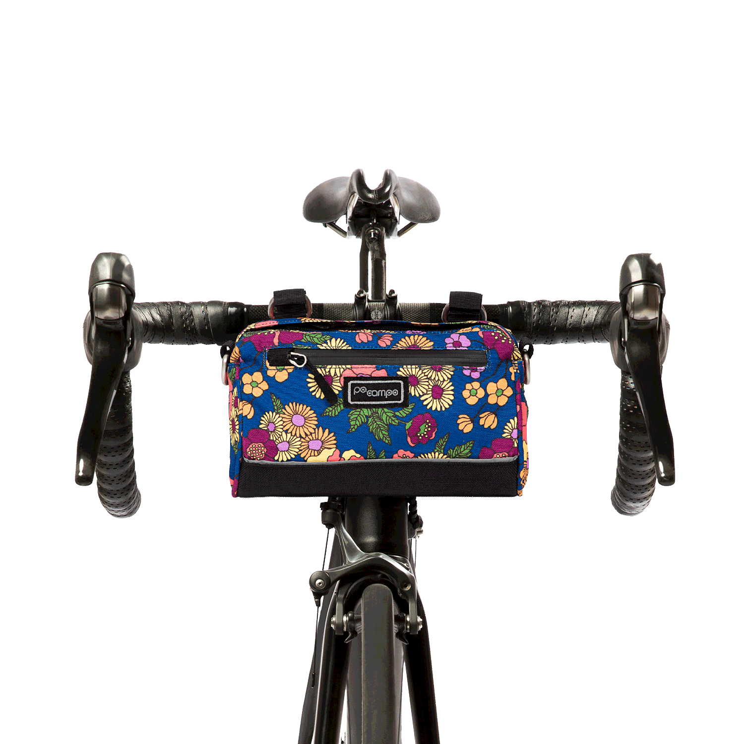 Kinga Handlebar Bag in Meadow - Bike | Po Campo color:meadow;