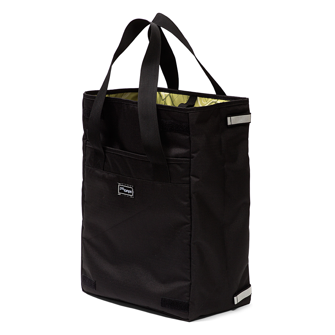 Orchard Grocery Pannier - Po Campo color:black ripstop;