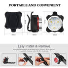 Rechargeable Clip-on Bike Light 2-Pack - Po Campo