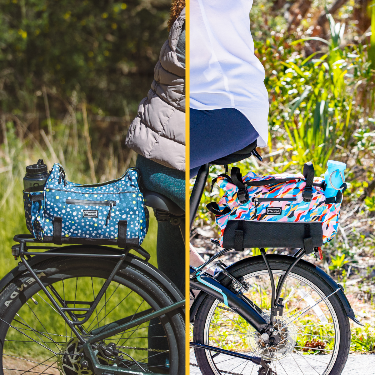 Katy VS. Vernon: Which Bike Trunk Bag is Right for You?