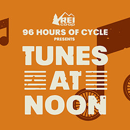 4/28 Event: Tunes at Noon presented by 96 hours of Cycle (REI)
