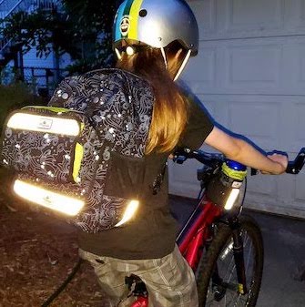 Backpacks With Reflective Material Shine Light on Safety