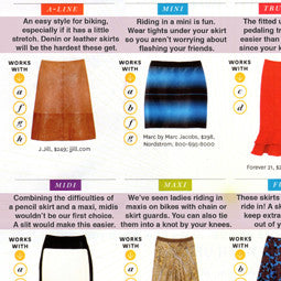 Tips for Biking in this Season’s Hottest Skirts