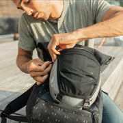 Po Campo Atria Reflective Backpack - Clipping on Helmet Harness