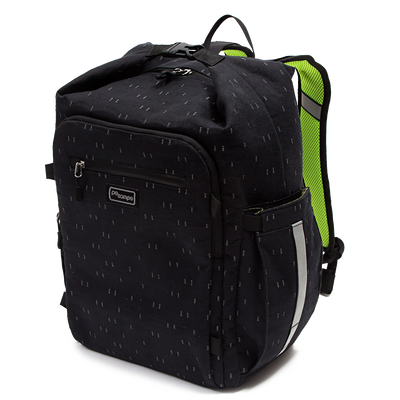 Bedford Backpack Pannier front | color:visi-hemp;
