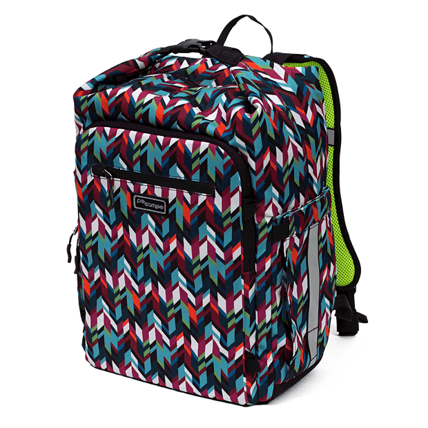 Bedford Backpack Pannier color:chevron;