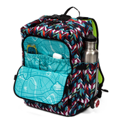 Bedford Backpack Pannier organization | color:chevron;