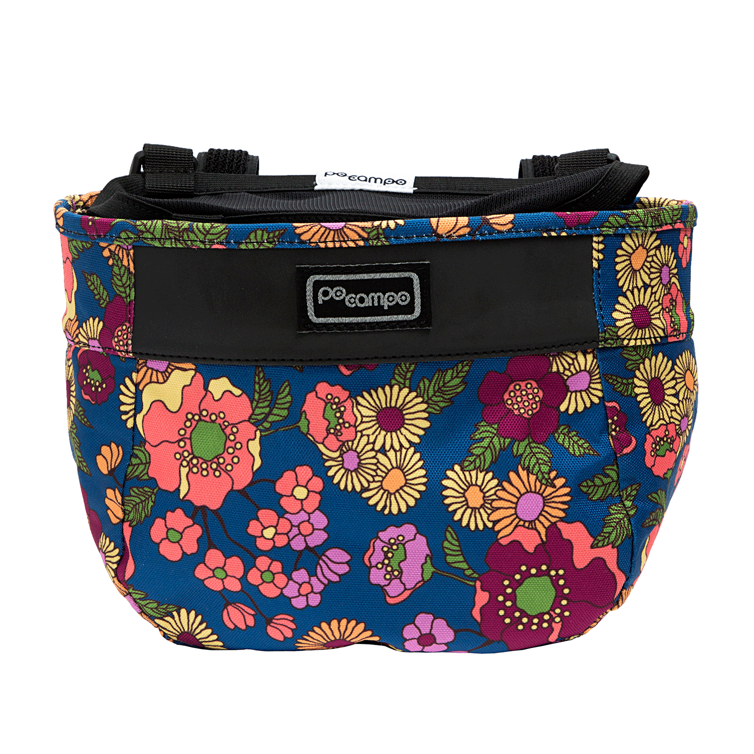 Crescent Bike Basket - Po Campo color:meadow;