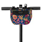 Crescent Bike Basket on bike - Po Campo color:meadow;