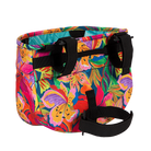 Crescent Bike Basket on bike - Po Campo color:tropical nights;