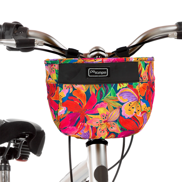 Fabric Bike Basket, Durable Adult Bike Basket, Crescent Bike