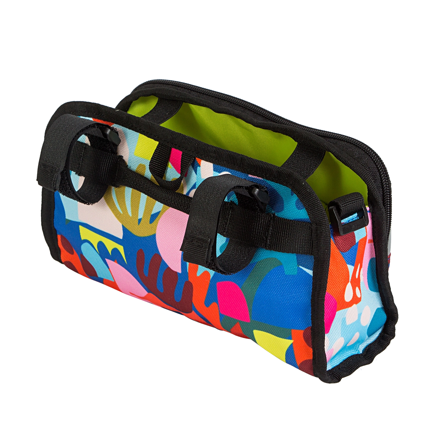 Dart Handlebar Bag - Po Campo color:aquatic;