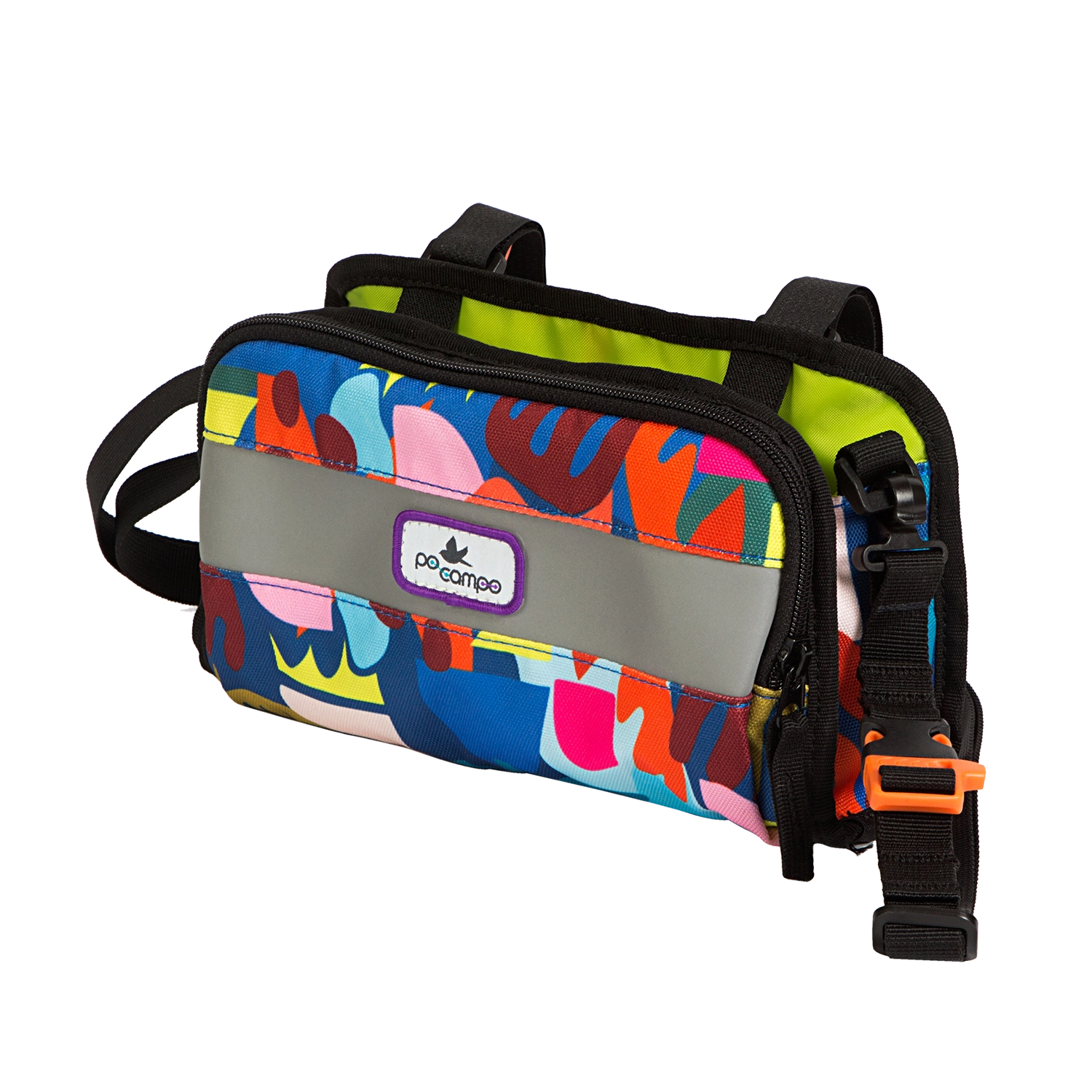 Dart Handlebar Bag - Po Campo color:aquatic;