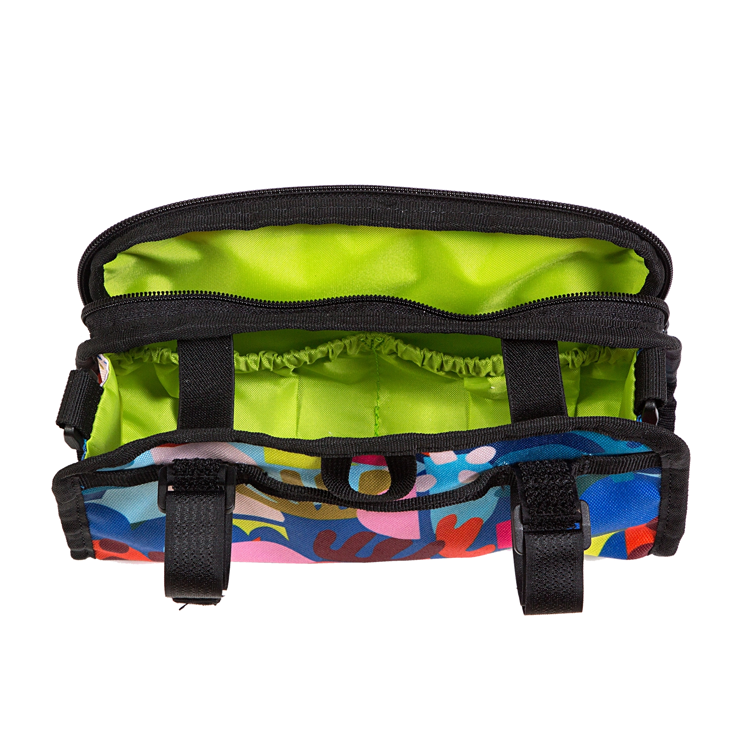Dart Handlebar Bag - Po Campo color:aquatic;