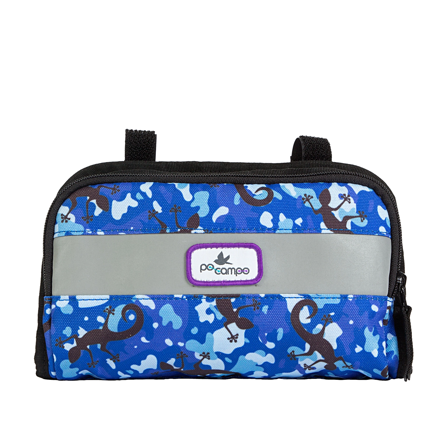 Dart Handlebar Bag - Po Campo color:blue gecko;