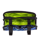Dart Handlebar Bag - Po Campo color:blue gecko;