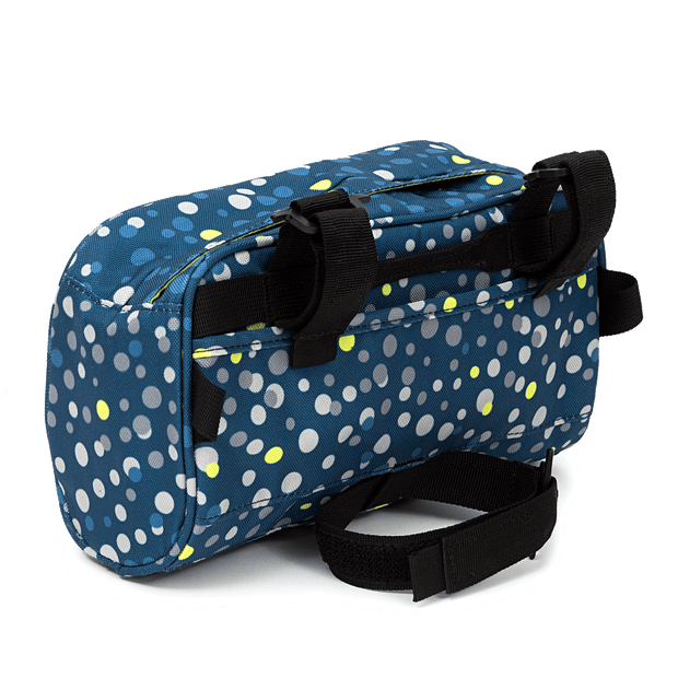 Domino Handlebar Bag back | Po Campo color:bubbly;