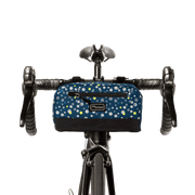 Domino Handlebar Bag on bike | Po Campo color:bubbly;